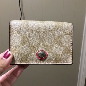 Coach mini wallet
